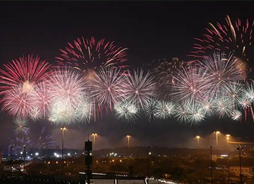 志丹县焰火晚会